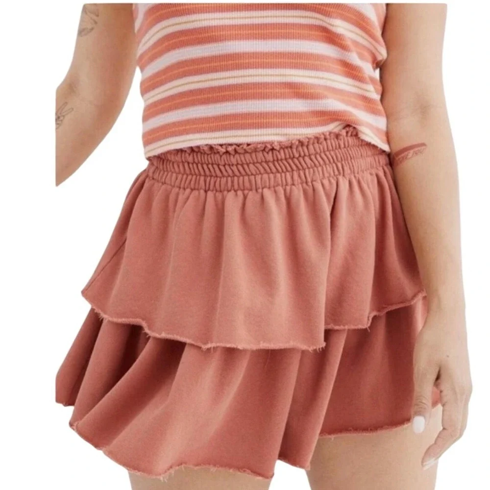 Aerie Layered Mini Skirt